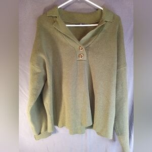 Lillusory Olive Green Women's Sweater